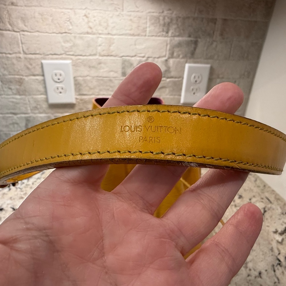 Louis Vuitton EUC Yellow Epi Leather Bucket Bag - Picture 7 of 11